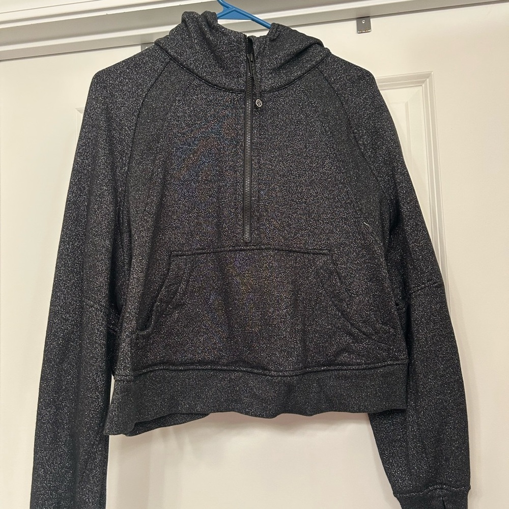 Lululemon Black Glitter Scuba